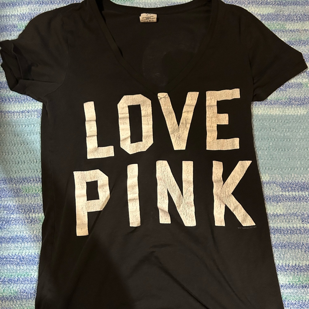 PINK Victoria's Secret Kids Black Leggings